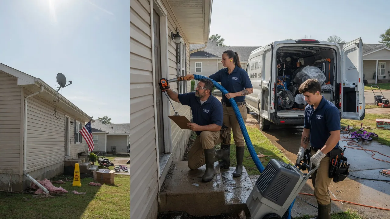 Ceiling Water Damage Restoration in Webster, SD near me